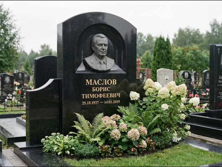 Памятник с барельефом — выполненная работа 11 в Уфе