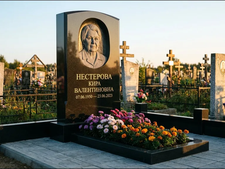 Памятник с барельефом — выполненная работа 12 в Уфе