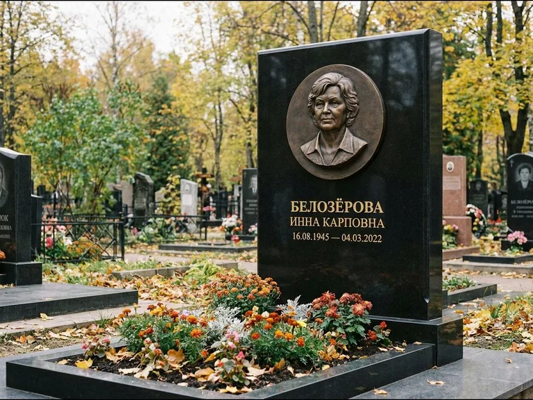 Памятник с барельефом — выполненная работа 14 в Уфе