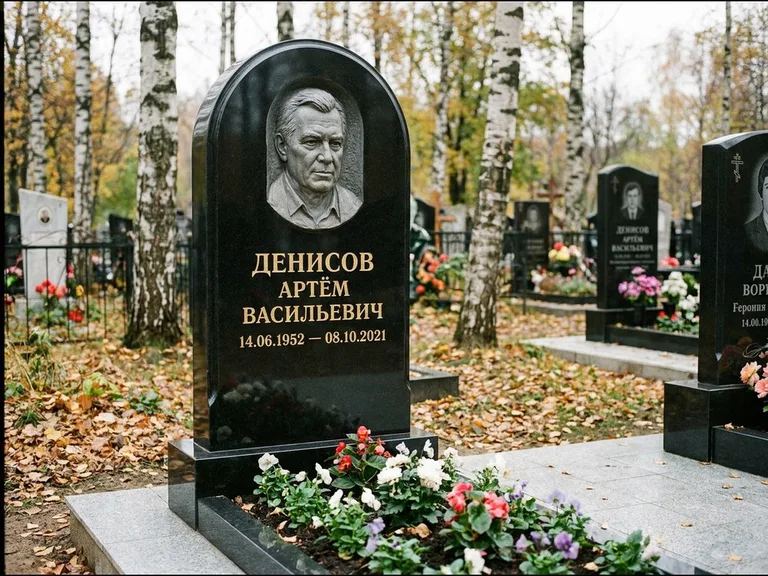 Памятник с барельефом — выполненная работа 17 в Уфе