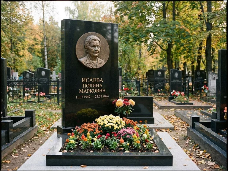 Памятник с барельефом — выполненная работа 20 в Уфе