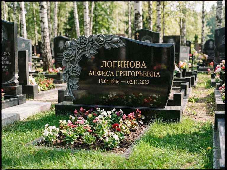 Памятник с барельефом — выполненная работа 22 в Уфе