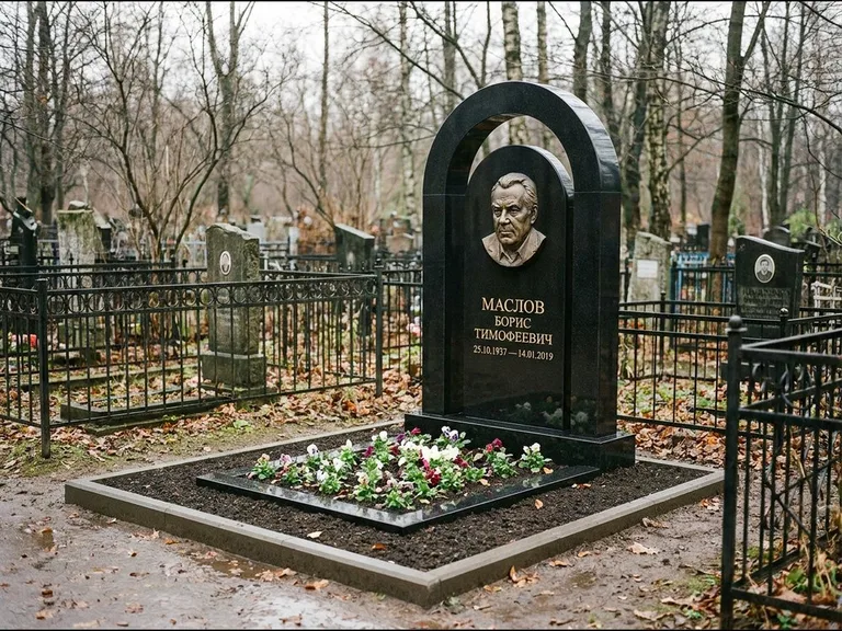 Памятник с барельефом — выполненная работа 23 в Уфе