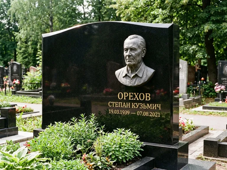 Памятник с барельефом — выполненная работа 25 в Уфе
