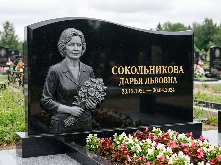Памятник с барельефом — выполненная работа 28 в Уфе