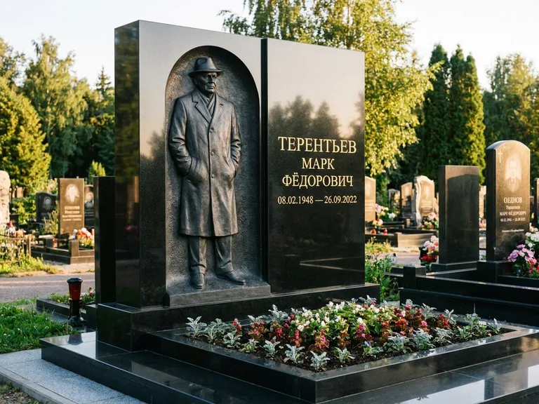 Памятник с барельефом — выполненная работа 29 в Уфе
