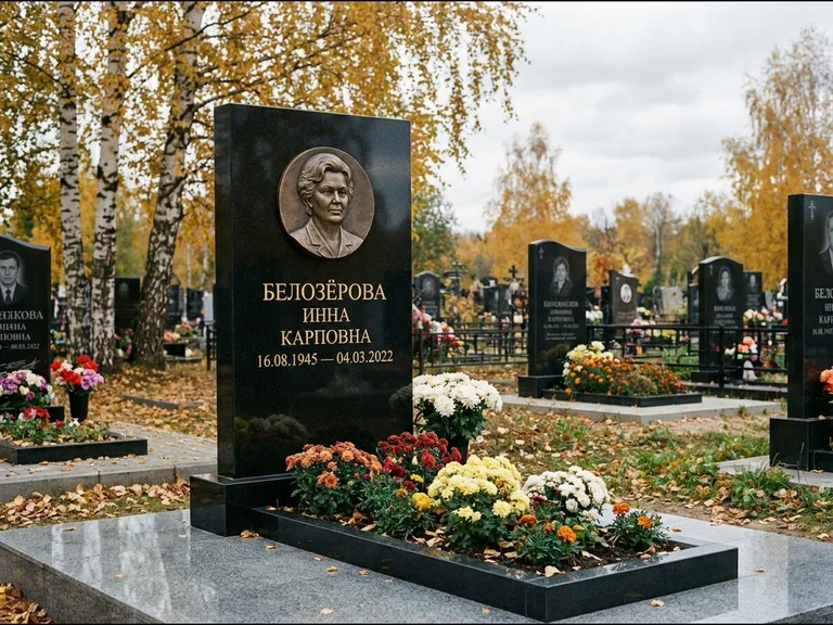 Памятник с барельефом — выполненная работа 2 в Уфе