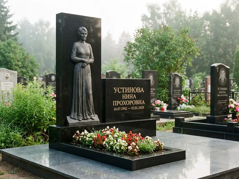 Памятник с барельефом — выполненная работа 30 в Уфе