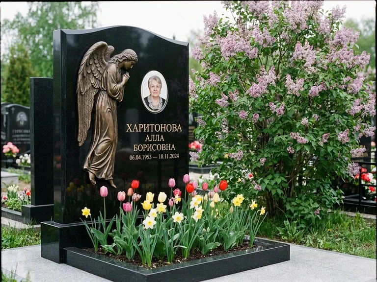 Памятник с барельефом — выполненная работа 32 в Уфе