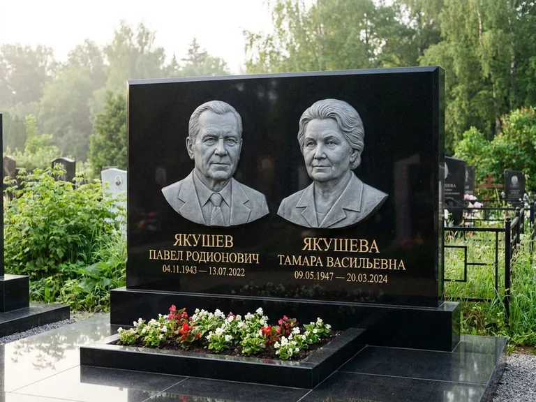 Памятник с барельефом — выполненная работа 36 в Уфе