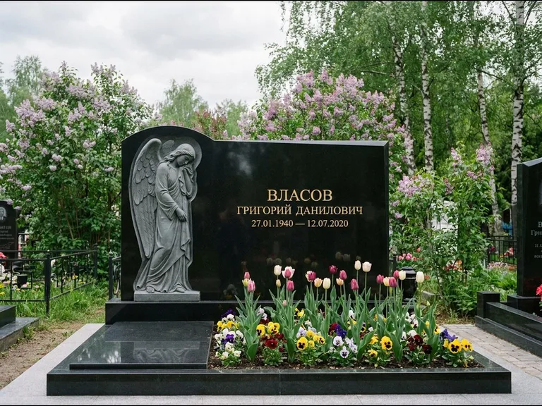 Памятник с барельефом — выполненная работа 3 в Уфе