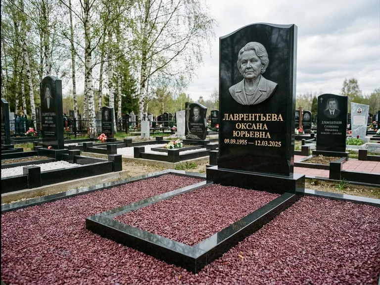 Памятник с барельефом — выполненная работа 47 в Уфе