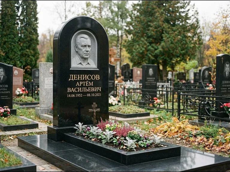 Памятник с барельефом — выполненная работа 5 в Уфе