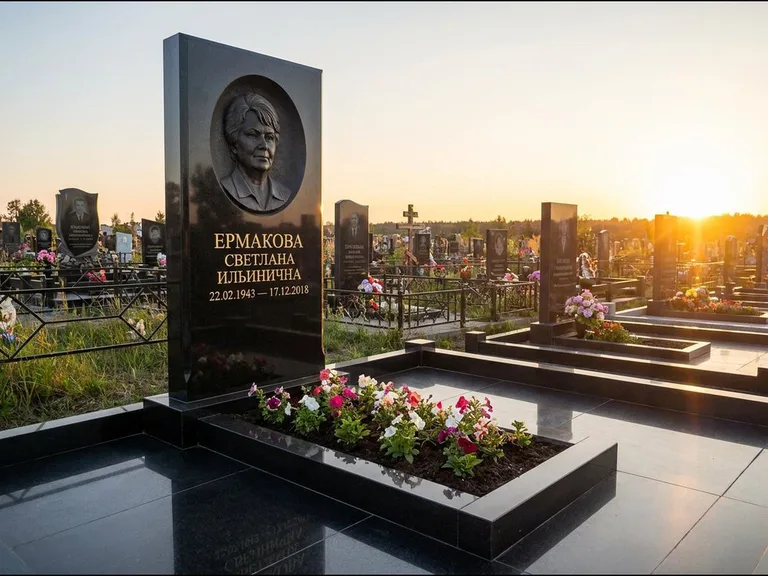 Памятник с барельефом — выполненная работа 6 в Уфе