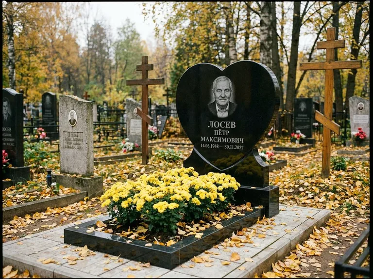 Керамический портрет пожилой женщины в Уфе