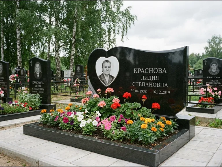 Портрет в форме сердца — работа «Краснова» в Уфе