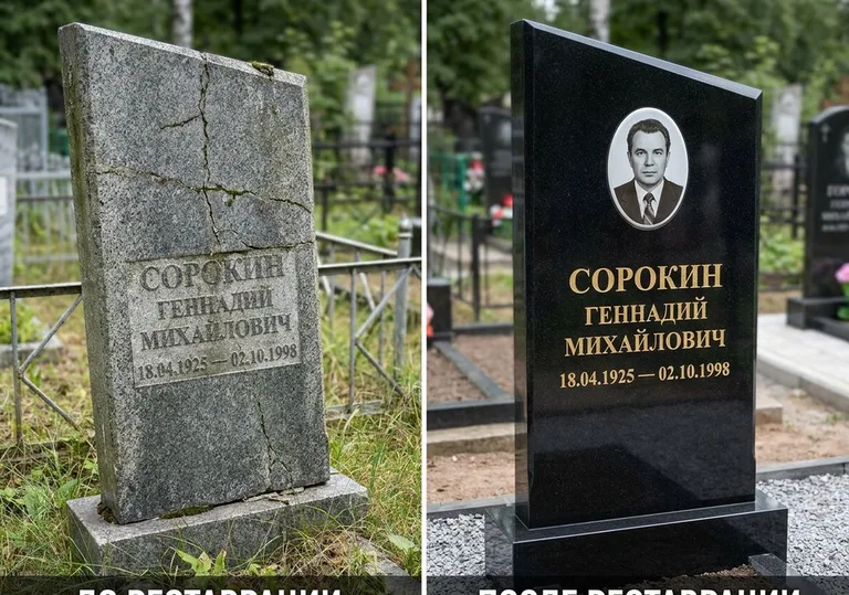 Полная реставрация старого памятника: до и после в Уфе