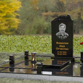 Вертикальный гранитный мемориальный комплекс П149 - П149