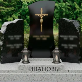 Гранитный вертикальный комплекс для двоих - ПН212