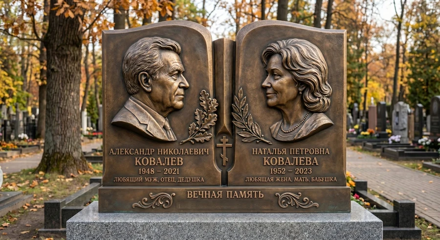 Bronzovyy-monument-na-kladbishche