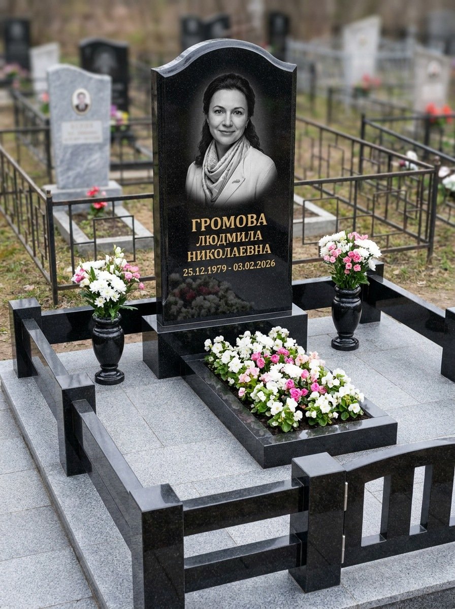 Портрет на памятнике в Уфе — Чёрно-белый портрет подготовили под станок — гравировка на стеле