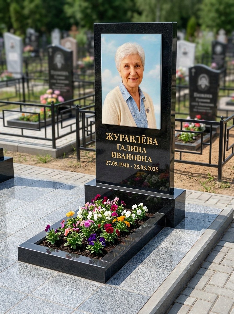 Портрет на памятнике в Уфе — Портрет в полный рост — керамогранит 400×600 мм