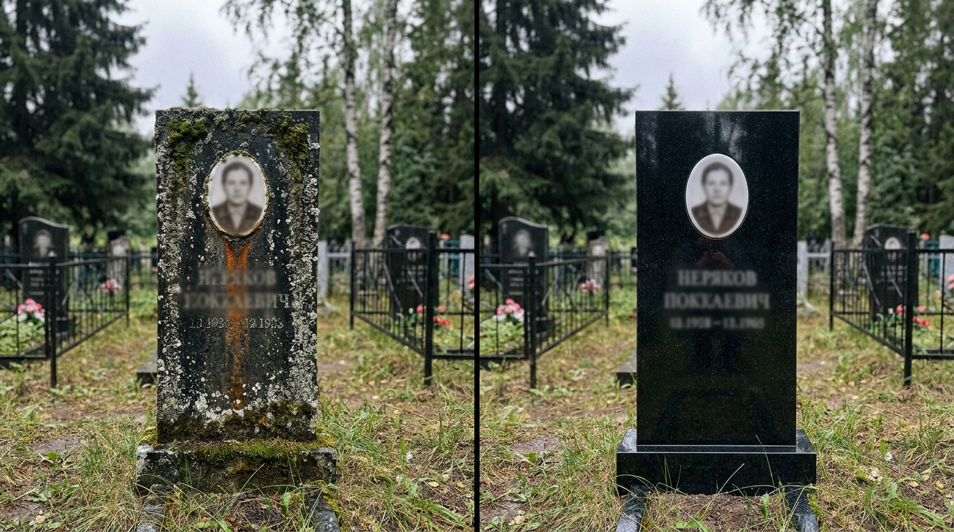 Реставрация памятника в Уфе — пример 1