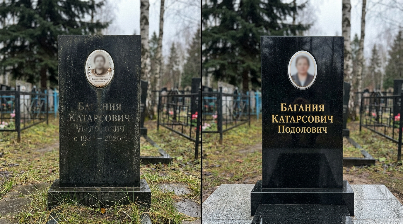 Реставрация памятника в Уфе — пример 2