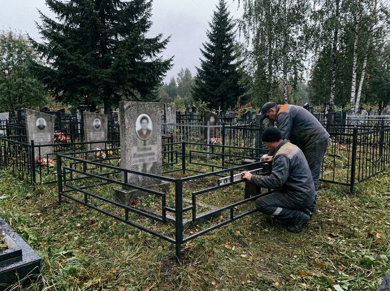 Установка ограды в Уфе — пример 3