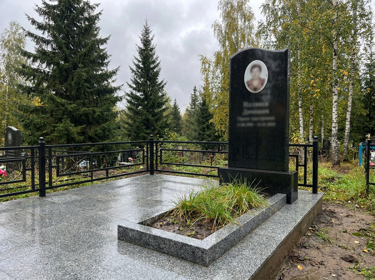 Установка памятника в Уфе — пример 4