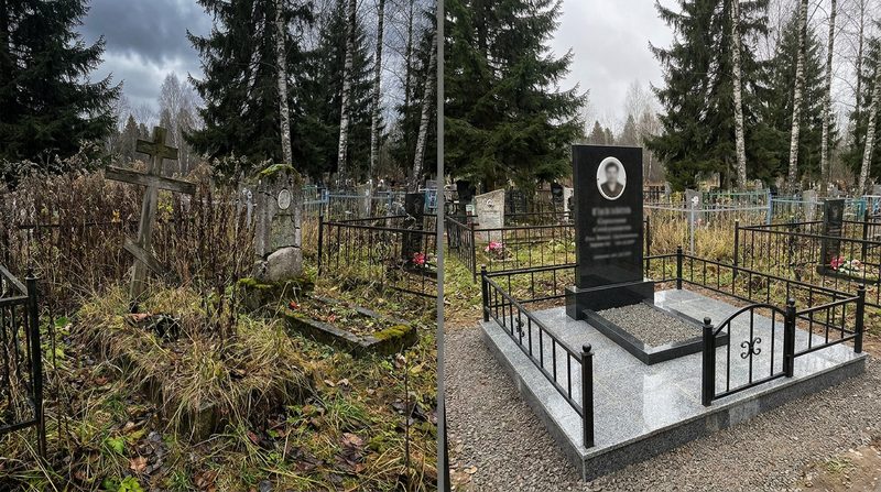 Установка памятника в Уфе — пример 1