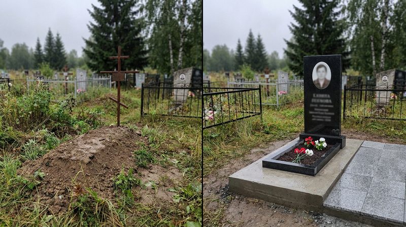 Установка памятника в Уфе — пример 2